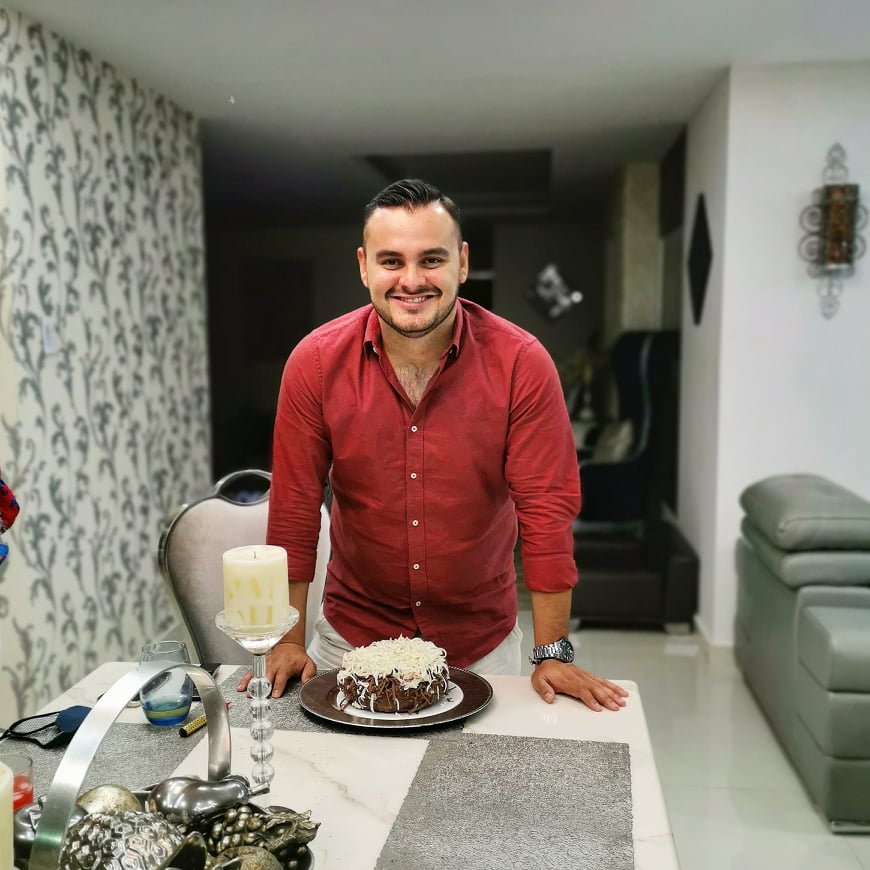 El homenajeado.